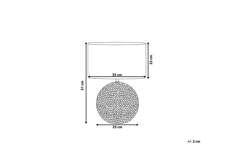 Bordslampa Nasva 35 cm - Silver - Belysning - Lampor & belysning inomhus - Bordslampa