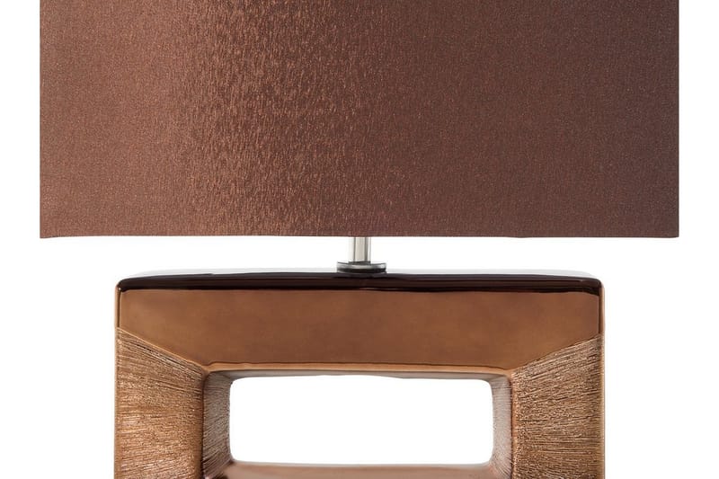 Bordslampa Onyx 16 cm - Brun - Bordslampa - Fönsterlampa på fot - Hall lampa - Sängbordslampa - Fönsterlampa