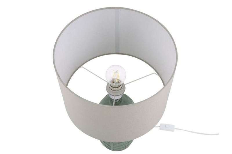 Bordslampa Sandusky - Grön - Fönsterlampa - Bordslampa - Fönsterlampa på fot - Sängbordslampa - Hall lampa