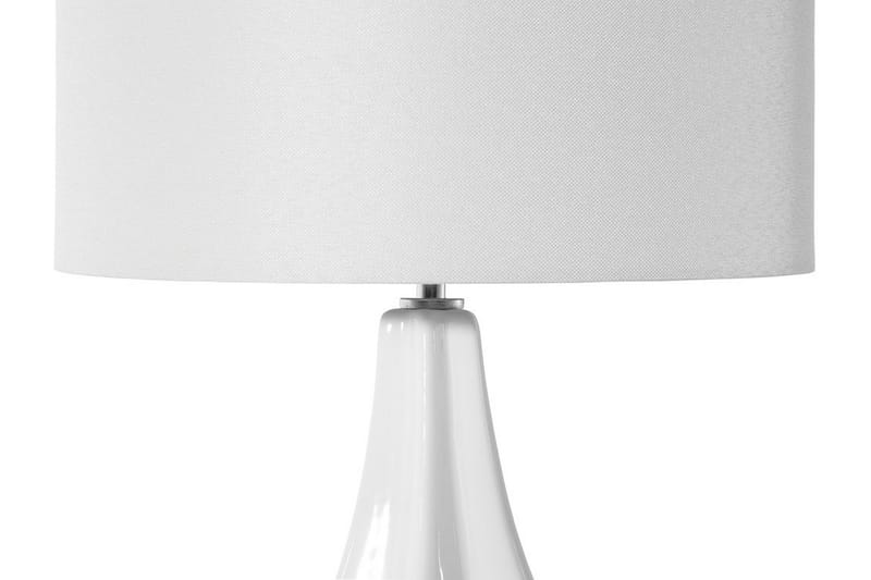 Bordslampa Santee 32 cm - Vit - Bordslampa - Fönsterlampa på fot - Hall lampa - Sängbordslampa - Fönsterlampa