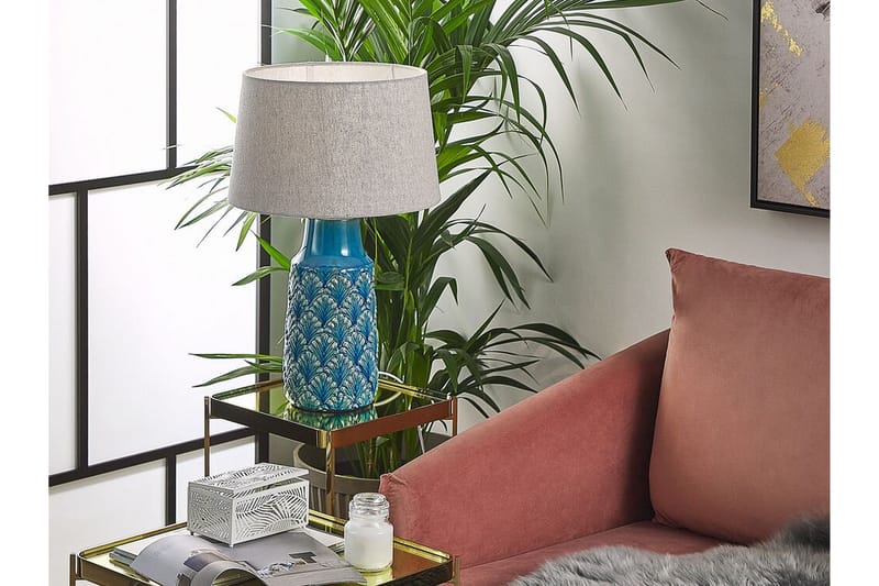 Bordslampa Sarning - Blå - Belysning - Lampor & belysning inomhus - Bordslampa