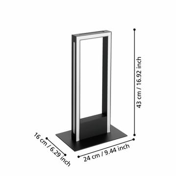 Bordslampa Savilanas - 42,5 cm - Belysning - Lampor & belysning inomhus - Bordslampa - Skrivbordslampor & kontorslampor