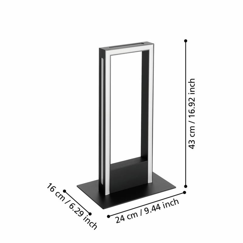 Bordslampa Savilanas - 42,5 cm - Belysning - Lampor & belysning inomhus - Bordslampa - Skrivbordslampor & kontorslampor