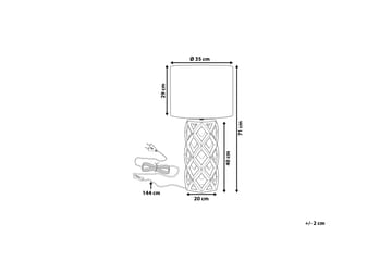 Bordslampa Selja 35 cm - Svart - Belysning - Lampor & belysning inomhus - Bordslampa