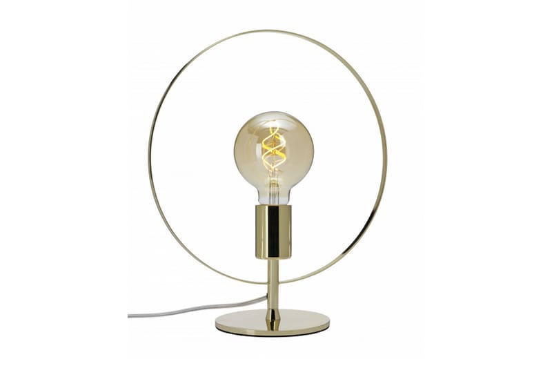 Bordslampa Spartan Ringo 30 cm Rund Mässing - Cottex - Bordslampa - Fönsterlampa på fot - Hall lampa - Sängbordslampa - Fönsterlampa