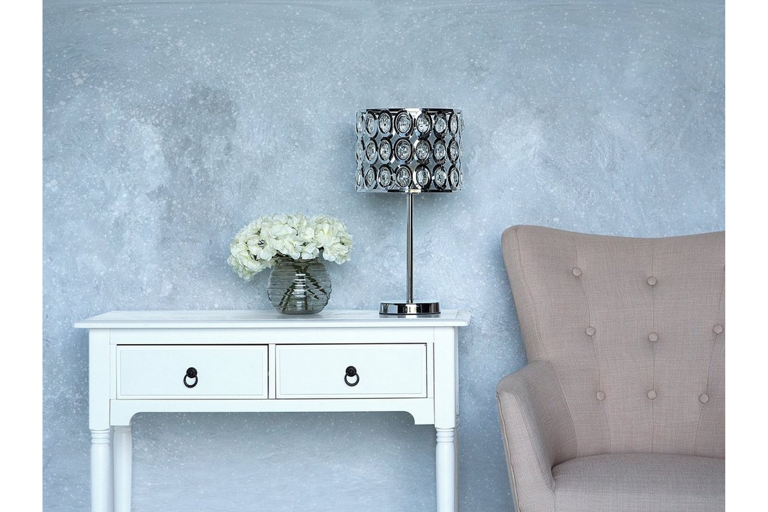 Bordslampa Tenna 25 cm Silver