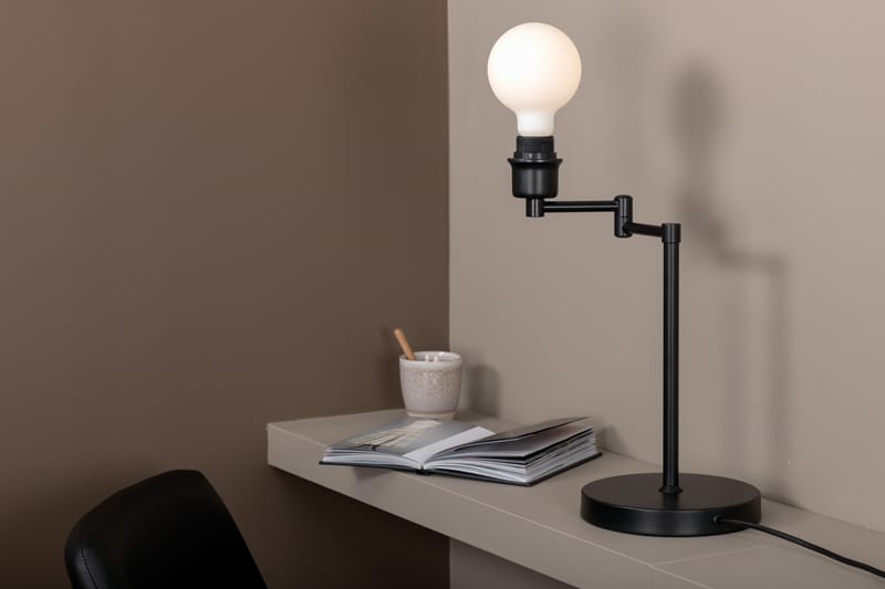 Bordslampa Virron Svart - Venture Home - Bordslampa - Fönsterlampa på fot - Hall lampa - Sängbordslampa - Fönsterlampa
