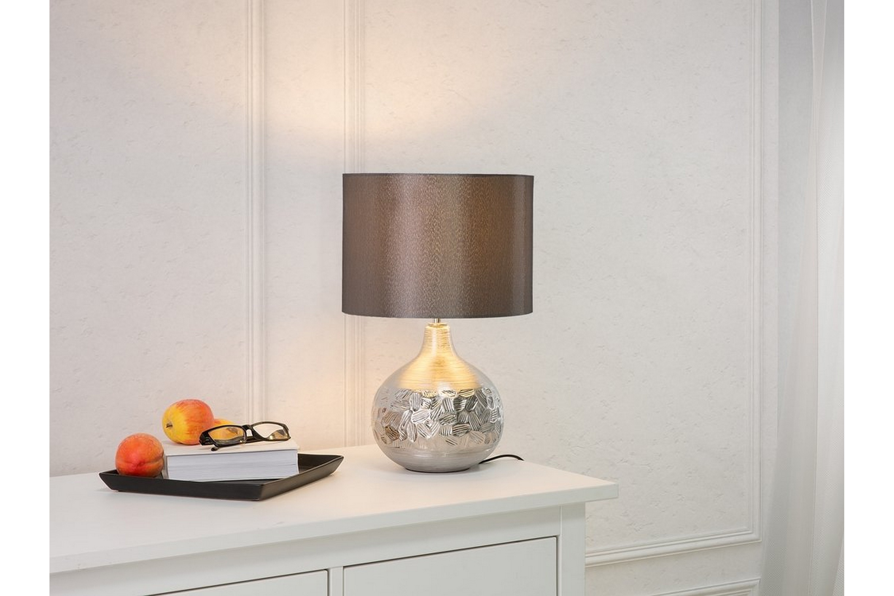 Bordslampa Yakima 28 cm Grå
