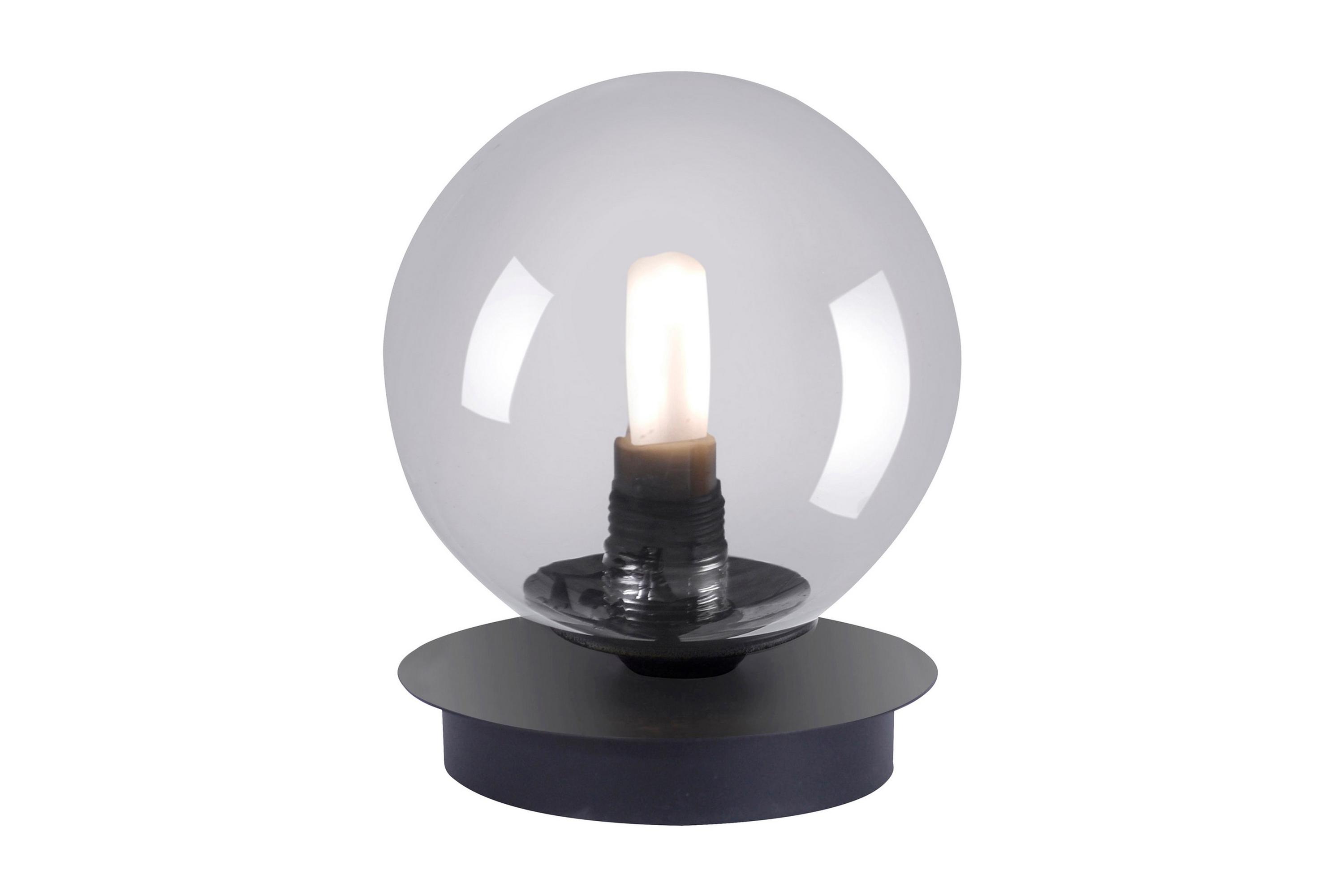 Bordslampa Zinacan 12x12 cm Svart