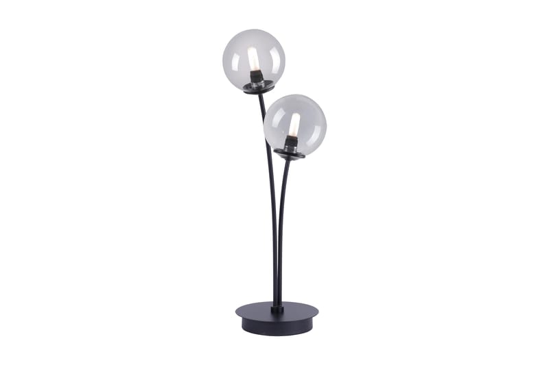Bordslampa Zinacan 14x19 cm - Svart - Bordslampa - Fönsterlampa på fot - Hall lampa - Sängbordslampa - Fönsterlampa