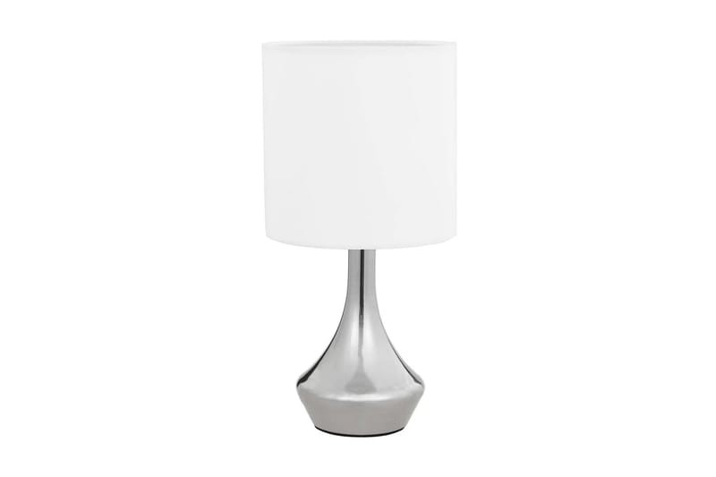 Bordslampor 2 st touch-knapp vit E14 - Vit - Bordslampa - Fönsterlampa på fot - Sängbordslampa - Fönsterlampa - Hall lampa