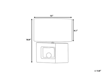 Duero Bordslampa 38 cm - Grå - Belysning - Lampor & belysning inomhus - Bordslampa