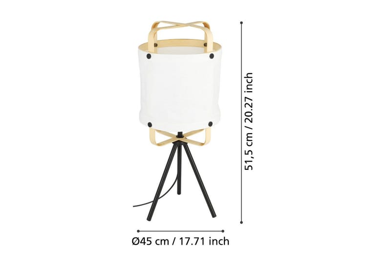 Bordslampa Eglo Surfleet - Svart - Belysning - Lampor & belysning inomhus - Bordslampa