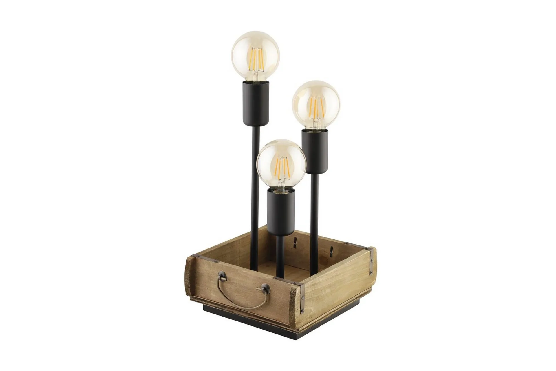 Bordslampa Eglo Wootton - Brun/Svart