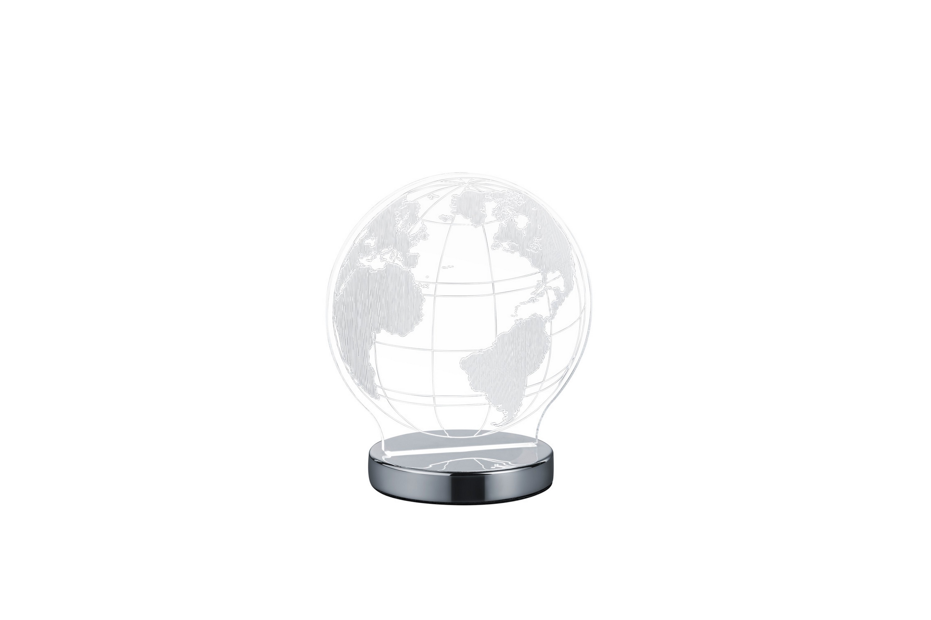 Globe LED bordslampa krom Krom