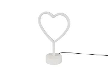 Heart LED Bordslampa vit - Vit - Belysning - Lampor & belysning inomhus - Bordslampa