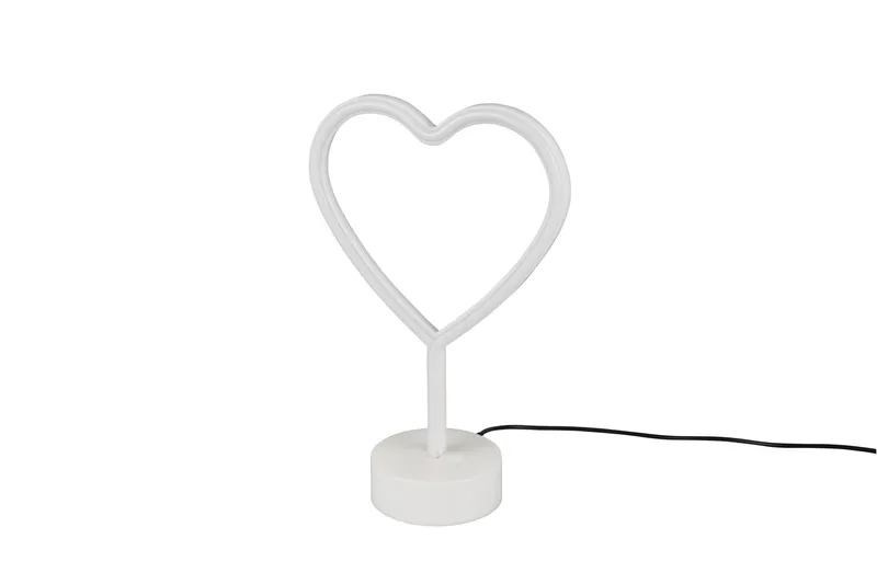 Heart LED Bordslampa vit - Vit - Belysning - Lampor & belysning inomhus - Bordslampa