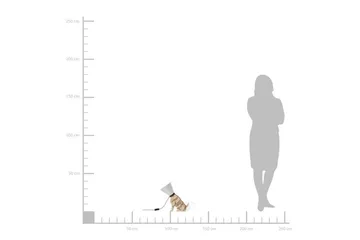 Isna Bordslampa 24 cm - Vit - Belysning - Lampor & belysning inomhus - Bordslampa