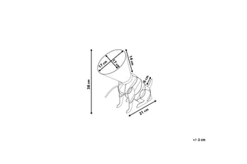 Isna Bordslampa 24 cm - Vit - Belysning - Lampor & belysning inomhus - Bordslampa