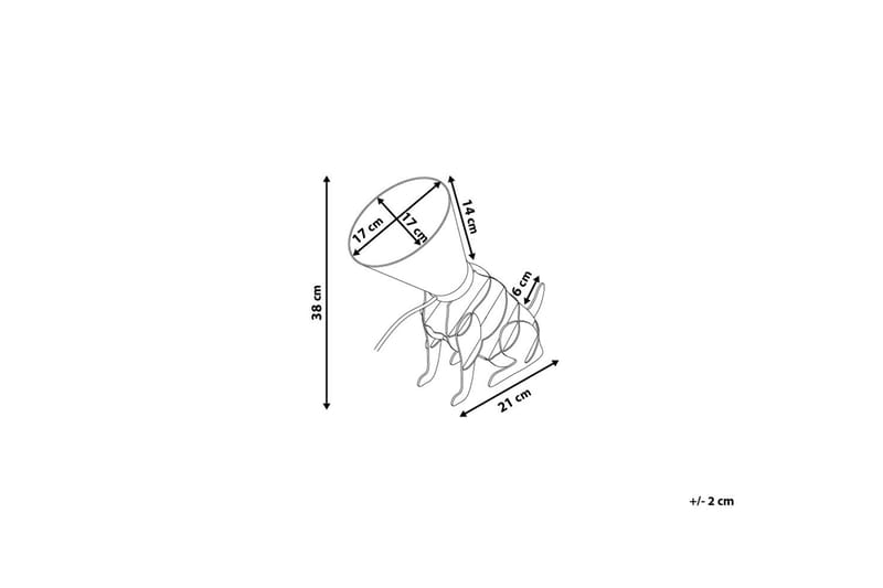 Isna Bordslampa 24 cm - Vit - Belysning - Lampor & belysning inomhus - Bordslampa
