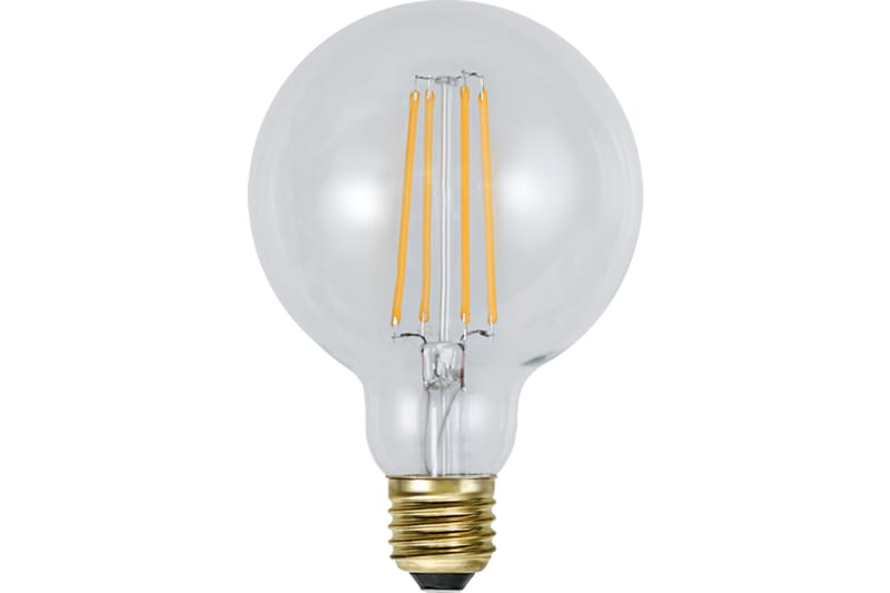 LED-lampa E27 G95 Soft Glow - Star Trading - Bordslampa - Fönsterlampa på fot - Hall lampa - Sängbordslampa - Fönsterlampa