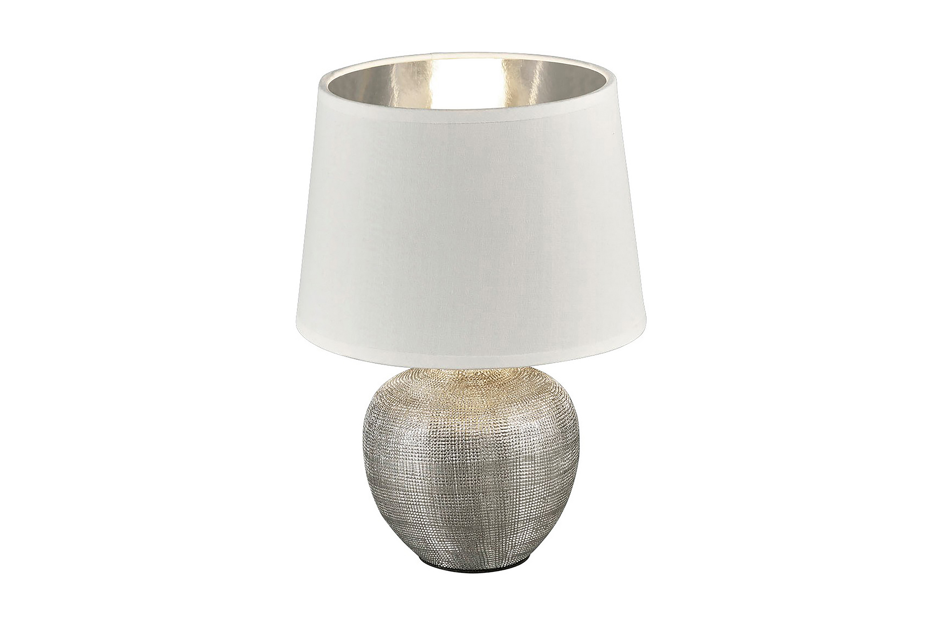 Luxor bordslampa 26cm E27 silver silver