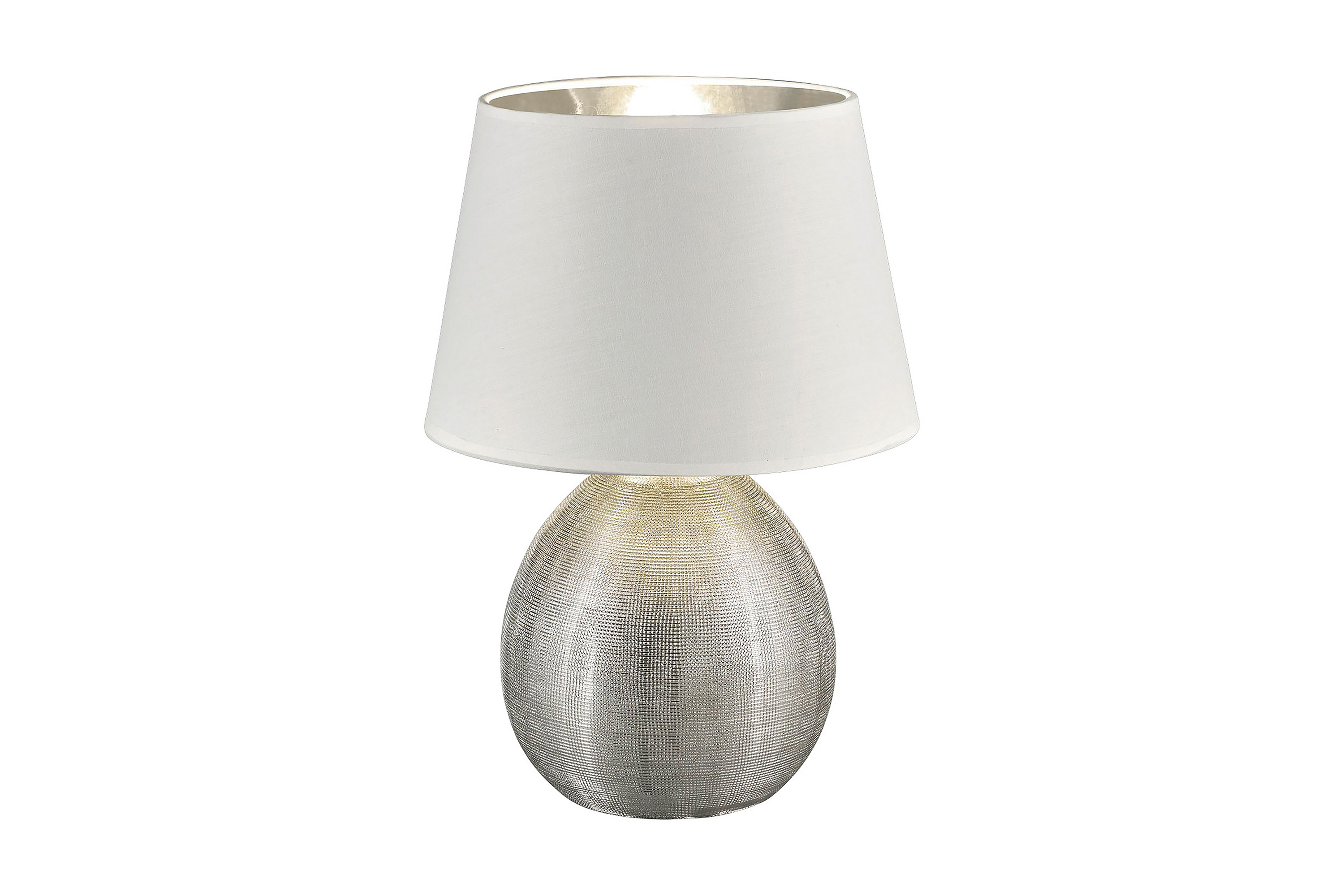 Luxor bordslampa 35cm E27 silver Silver
