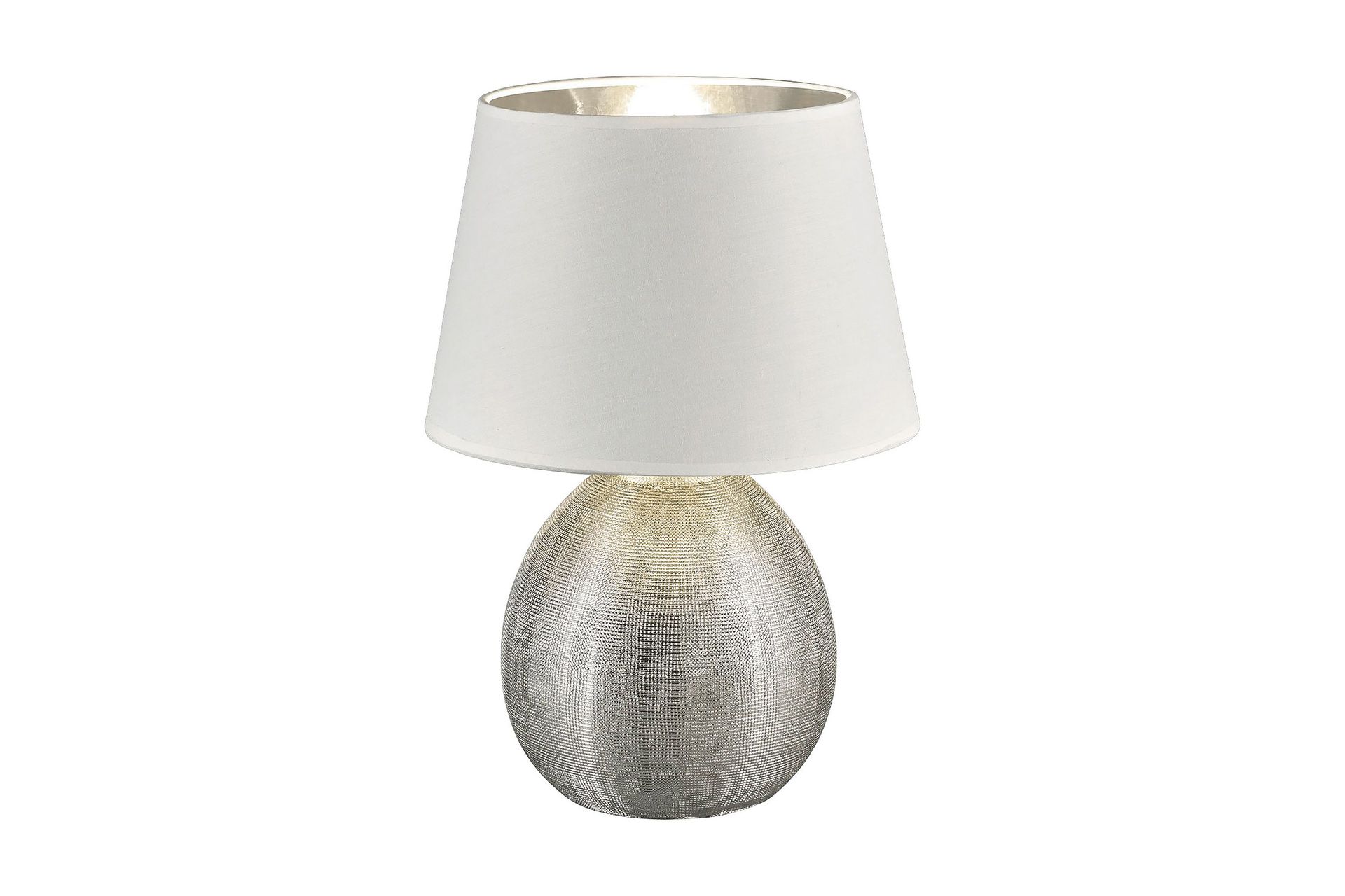 Luxor Bordslampa 35cm E27 silver - Silver