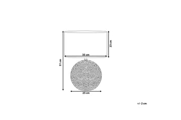 Nasva Bordslampa 35 cm - Silver - Belysning - Lampor & belysning inomhus - Bordslampa