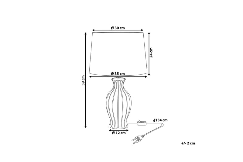 Samina Bordslampa 35 cm - Grön - Belysning - Lampor & belysning inomhus - Bordslampa