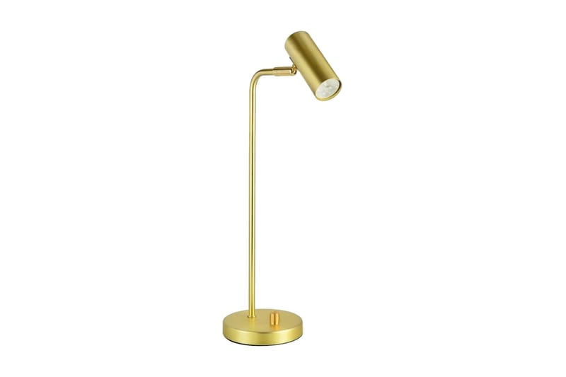 Bordslampa Mini 20 cm Borstad Mässing - Oriva - Fönsterlampa - Bordslampa - Fönsterlampa på fot - Sängbordslampa - Hall lampa