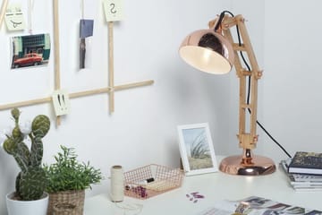 Skrivbordslampa Salado 53 cm - Koppar - Belysning - Lampor & belysning inomhus - Bordslampa - Skrivbordslampor & kontorslampor