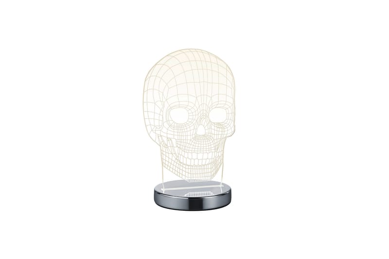 Skull LED bordslampa krom - Krom - Belysning - Lampor & belysning inomhus - Bordslampa
