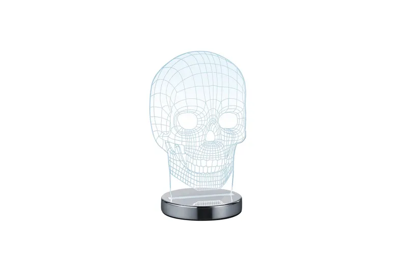 Skull LED Bordslampa krom - Krom - Belysning - Lampor & belysning inomhus - Bordslampa