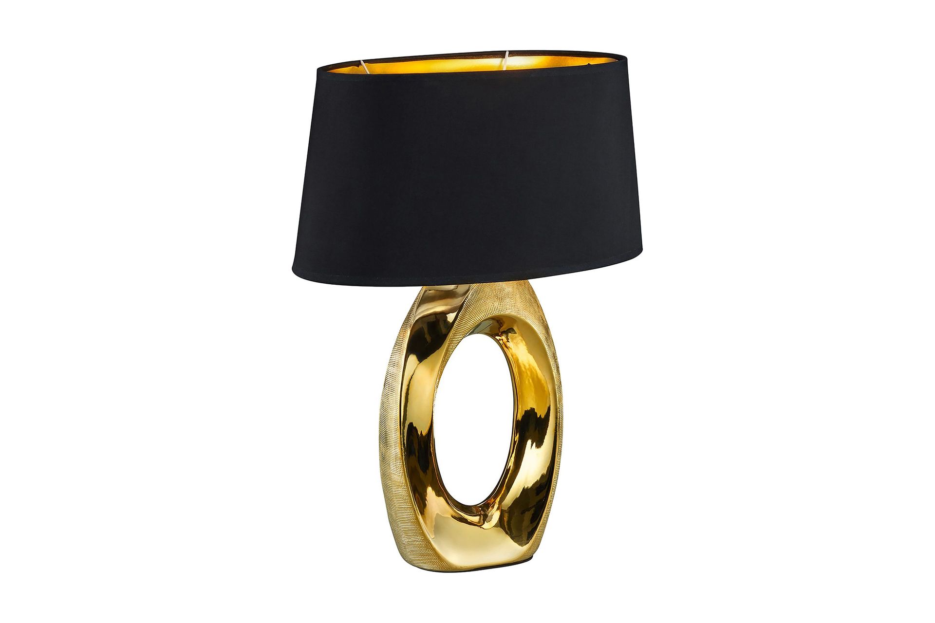 Taba Bordslampa 52cm E27 guld/ svart - Guld/Svart
