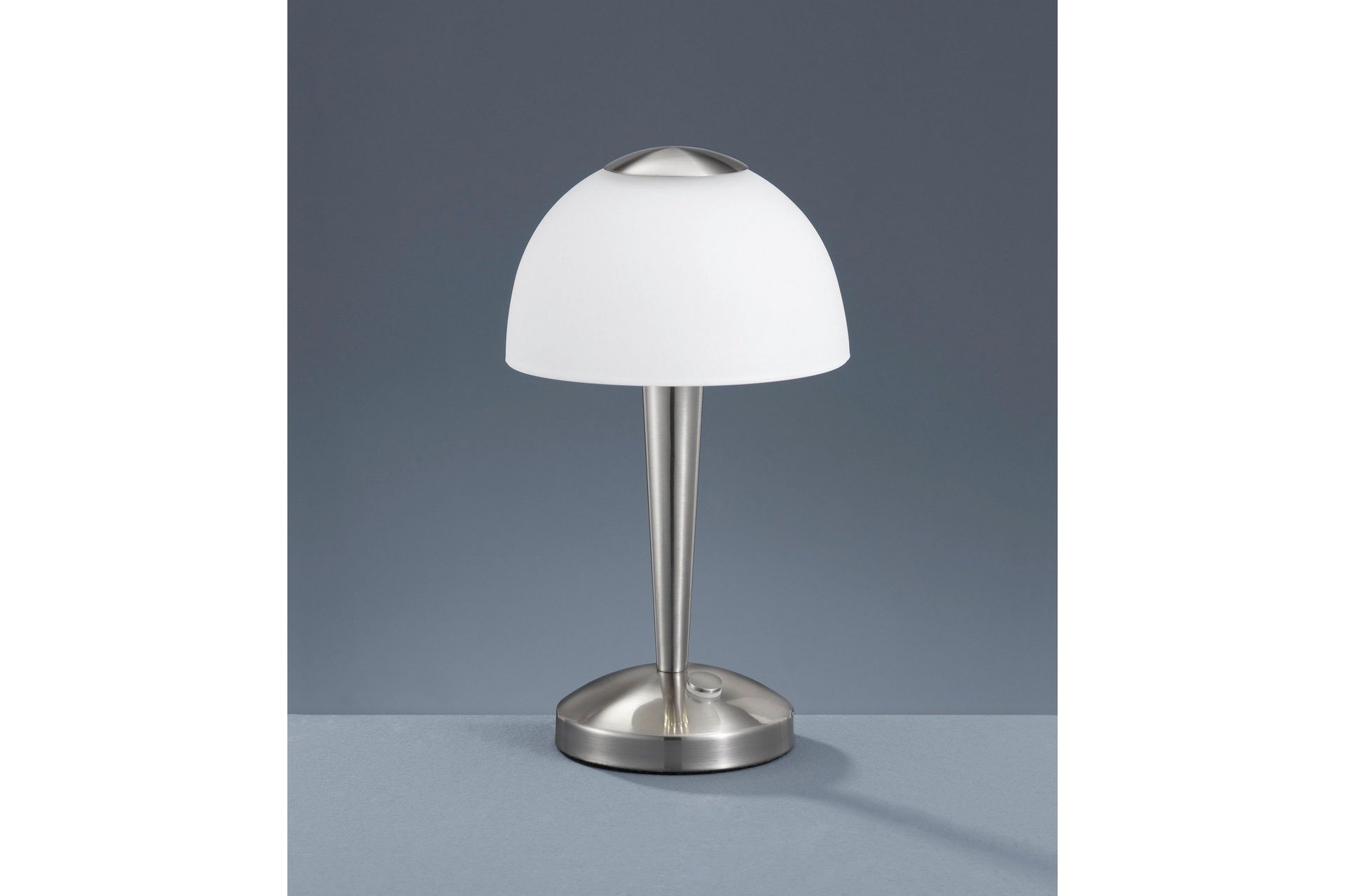 Ventura LED Bordslampa borstad stål - Vit