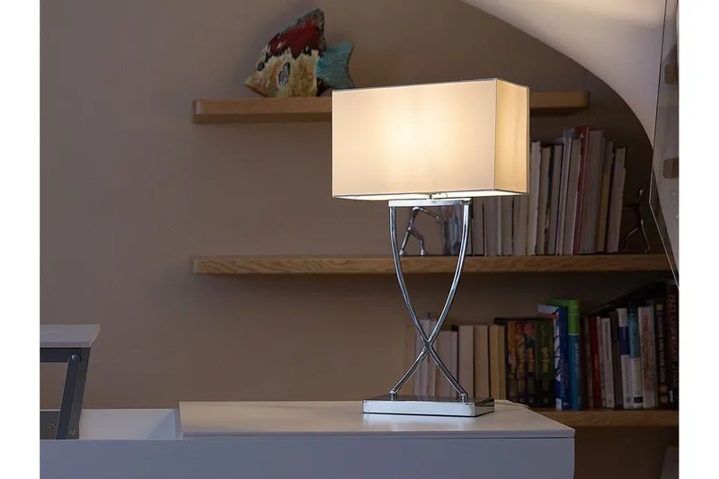 Yasuni Bordslampa 20 cm, Vit