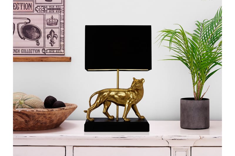 Bordslampa Zimba Guld/Svart - Cottex - Bordslampa