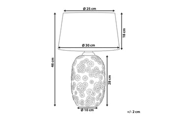 Bracto Bordslampa 46 cm E27 - Grå/Ljusbeige - Belysning - Lampor & belysning inomhus - Bordslampa