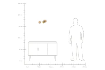 Capramis Vägglampa G9 - Guld - Belysning - Lampor & belysning inomhus - Vägglampa - Väggarmatur