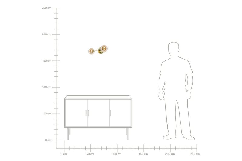 Capramis Vägglampa G9 - Guld - Belysning - Lampor & belysning inomhus - Vägglampa - Väggarmatur