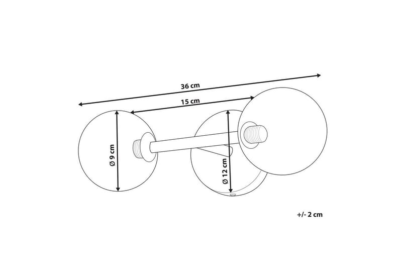 Capramis Vägglampa G9 - Guld - Belysning - Lampor & belysning inomhus - Vägglampa - Väggarmatur