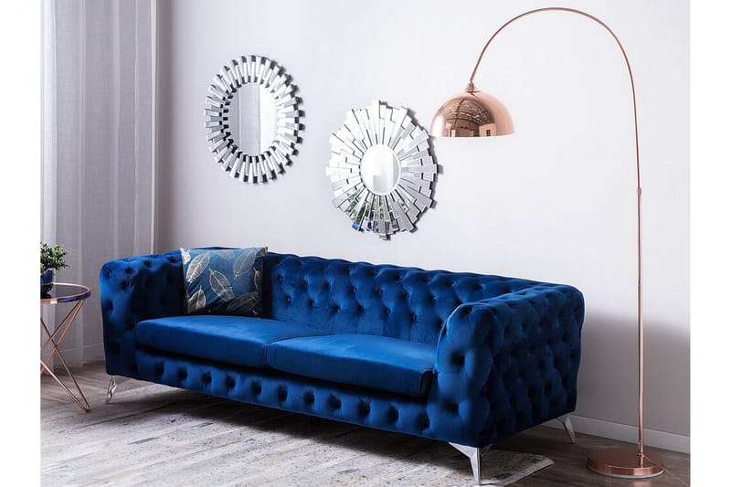 Golvlampa Candella 160 cm, Koppar