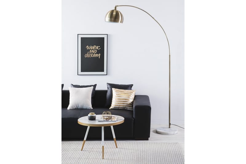 Golvlampa Paroo 210 cm - Mässing - Belysning - Lampor & belysning inomhus - Golvlampa
