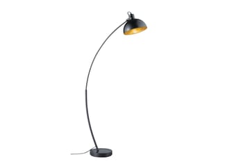Recife golvlampa E27 svart/ guld - Svart/Guld - Belysning - Lampor & belysning inomhus - Designlampor - Båglampa