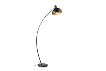 Recife Golvlampa E27 svart/ guld - Svart/Guld - Belysning - Lampor & belysning inomhus - Designlampor - Båglampa