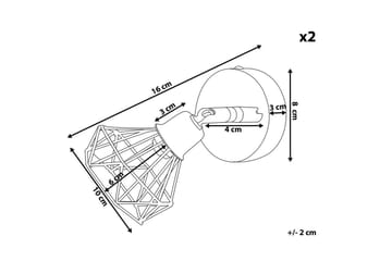 Ermana Spotlight 2 st G9 - Svart - Belysning - Lampor & belysning inomhus - Hall lampa