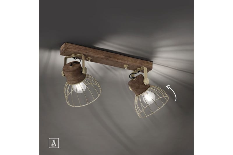 Alami Just Light Vägg/taklampa - Brass - Belysning - Lampor & belysning inomhus - Fönsterlampa