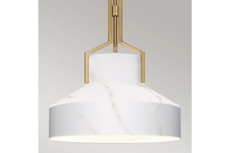 Brecken Quoizel Taklampa - Brass||White - Belysning - Lampor & belysning inomhus - Fönsterlampa