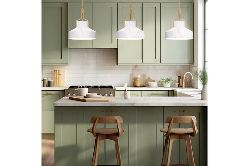 Brecken Quoizel Taklampa - Brass||White - Belysning - Lampor & belysning inomhus - Fönsterlampa